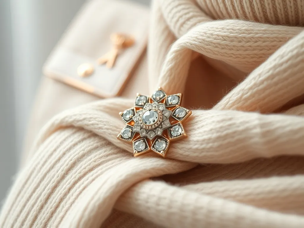 Broszki w stylizacjach monochromatycznych